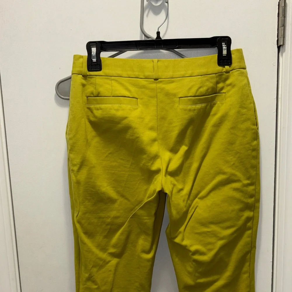 Kate Spade Vibrant Yellow Trousers size 4